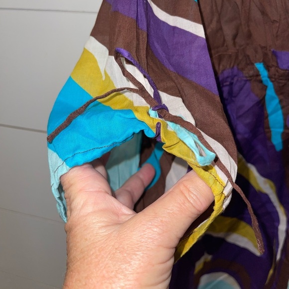 Diane Von Furstenberg Helma Kaftan Top Dress Womens Size Small - Picture 6 of 11